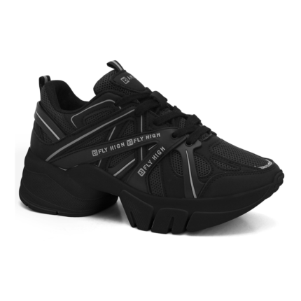 Tênis Ramarim Feminino Chunky Plataforma Esportivo Conforto Original – Preto, 34