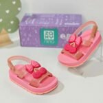 Sandália Zaxynina Cherry Infantil Feminina Frutas Glitter Conforto - Imagem 8
