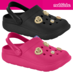 Babuche Clog Molekinha Infantil Menina Confortável com Apliques - Imagem 7