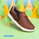 Sapatênis Molekinho Infantil Menino Slip On Calce Fácil Conforto Original - Imagem 5