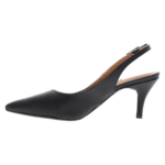 Scarpin Vizzano Feminino Slingback Bico Fino Salto Médio Conforto Original - Imagem 3