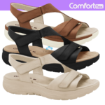Sandália Feminina Comfortflex Anatômica Conforto Dia a Dia Casual