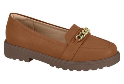 Mocassim Modare Feminino Tratorado Corrente Ultraconforto – Avela/ Ouro Claro, 34