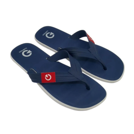Chinelo Cartago Aspen Dedo Masculino Conforto Casual – Branco Azul Vermelho, 37/38