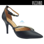 Sapato Scarpin Feminino Vizzano Salto Fino Luxo Festa Confortável - Imagem 3