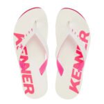 Chinelo Kenner Red PVC Masculino Dedo Beach Tira Larga Conforto Original