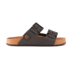 Sandália Birken Masculina Cartago Slide Milao II Tiras Fivela Casual Conforto Leveza - Imagem 7