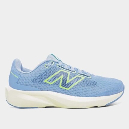 Tênis New Balance 413 V3 Feminino Esportivo Original – Azul Claro/Verde Claro, 34