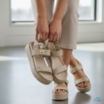 Sandália Ramarim Feminina Plataforma Flatform Conforto Brilho - Imagem 6