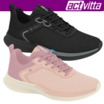 Tênis Feminino Actvitta Caminhada Academia Conforto Respirável Original - Imagem 2