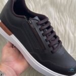 Tênis Masculino BR Sport Casual Zíper Lateral Conforto Original - Imagem 4