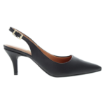 Scarpin Vizzano Feminino Slingback Bico Fino Salto Médio Conforto Original - Imagem 5