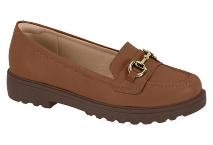 Mocassim Modare Feminino Tratorado Fivela Dourada Ultraconforto – Avela, 34