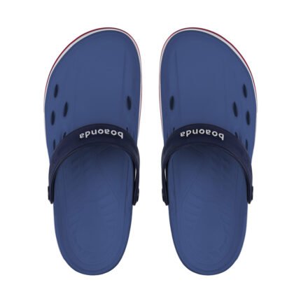 Chinelo Masculino Star BoaOnda Amortecimento Clog Ultraconforto Lancamento – Azul/Branco, 42