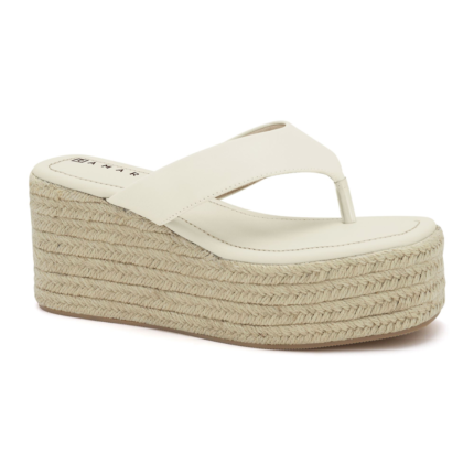 Tamanco Ramarim Feminino Plataforma Anabela Corda Espadrille Conforto – COCONUT, 34
