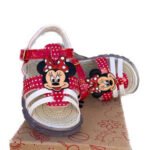 Sandalia Infantil Menina Minnie Vermelha LED Kids Papete - Imagem 3