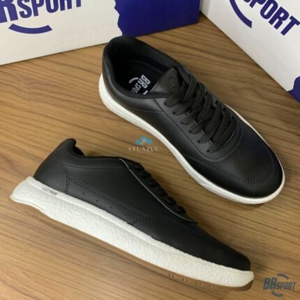 Tênis Masculino BR Sport Light Foam Conforto Dia – Preto, 38