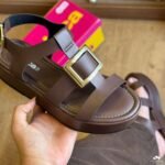 Sandália Feminina Moleca Plataforma Flatform Conforto Fivela Dourada - Imagem 6