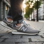 Tênis New Balance 574 V2 Masculino Retrô Classico Estiloso Original - Imagem 5